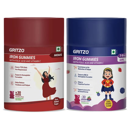 Mom & Daughter 7 to 9 Years Iron Combo