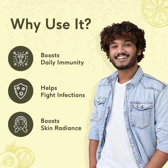 3 - HK Vitals Natural Vitamin C 1300mg Amla Effervescent by HealthKart,  30 tablet(s)  Masala Lemonade 