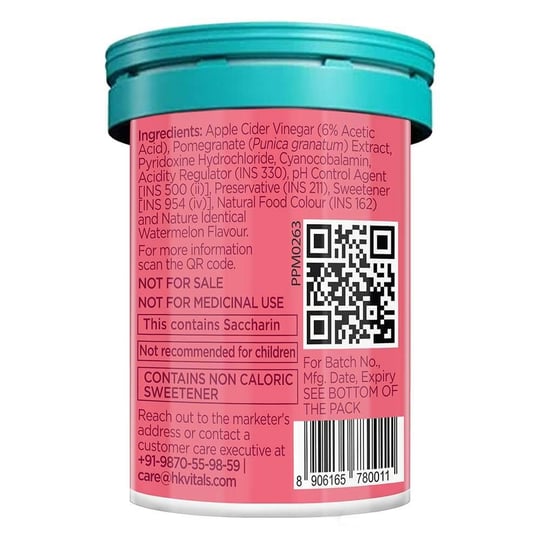 1 - HK Vitals ACV 750 mg Effervescent by HealthKart, 3 tablet(s) Watermelon