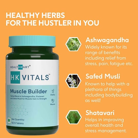 7 - HK Vitals Muscle Builder by HealthKart, 90 tablet(s)