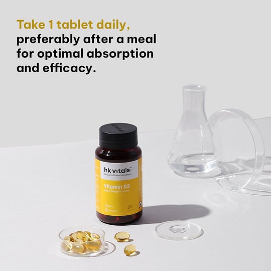 5 - HK Vitals Vitamin D3 by HealthKart, 60 capsules