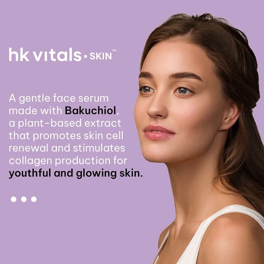 2 - HK Vitals 1% Bakuchiol Serum,  15 ml  for All Skin Types