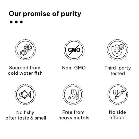 8 - HK Vitals Advanced Omega-3 with 360mg EPA & 240mg DHA,  60 capsules 