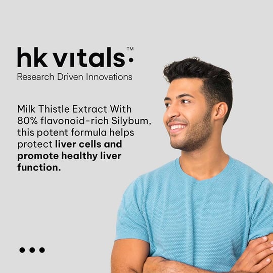 3 - HK Vitals Milk Thistle Extract 600mg,  120 capsules