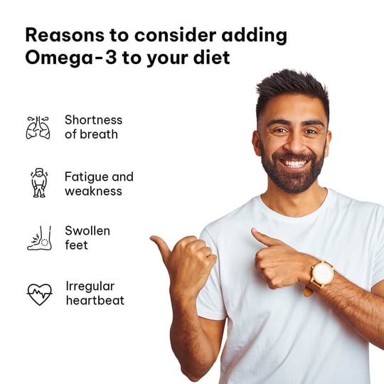 6 - HK Vitals Fish Oil 1000mg with 180mg EPA and 120mg DHA,  90 capsules