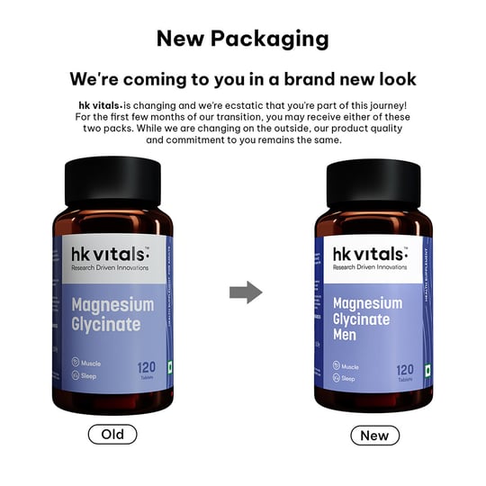 1 - HK Vitals Magnesium Glycinate,  Men  120 tablet(s)