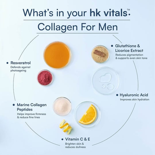 HK Vitals Collagen for Men,  Marine Collagen  200 g  Orange