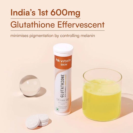 9 - HK Vitals Glutathione Effervescent with Vitamin C,  Lemon  30 tablet(s)
