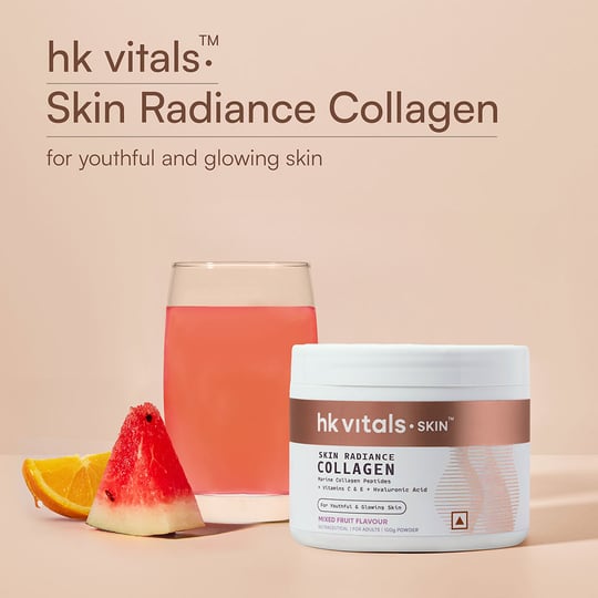 1 - HK Vitals Skin Radiance Collagen, Marine Collagen 100 g Mixed Fruit