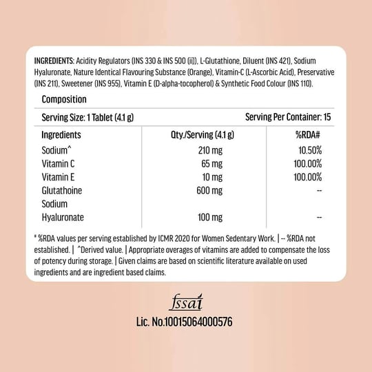 Collagen for Men 100g and Glutathione Effervescent 15 Tabs Orange Combo