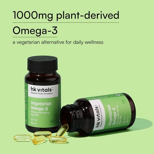 3 - HK Vitals Veg Omega 3 1000mg,  60 tablet(s)