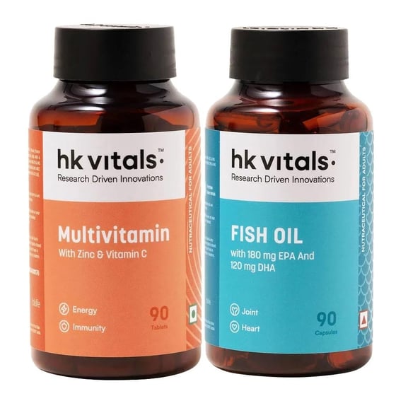Multivitamin & Fish Oil 90 caps Combo