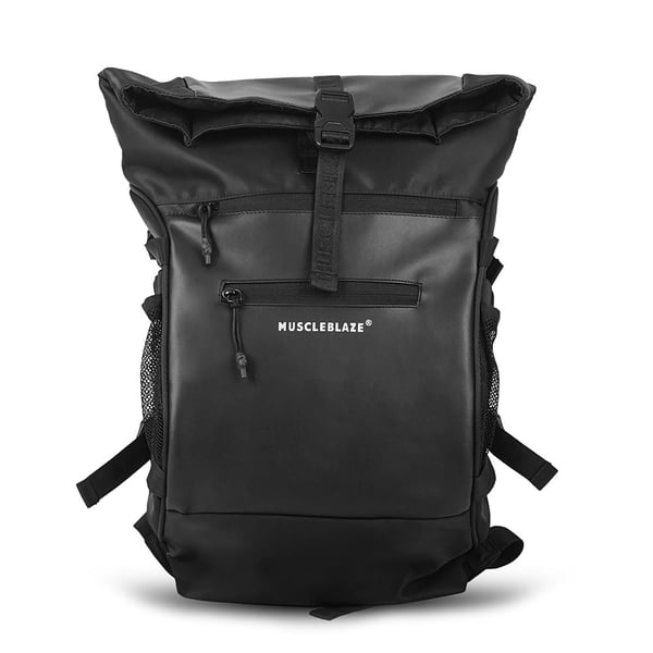 MuscleBlaze Pro Gym Backpack,  Black 30 L 