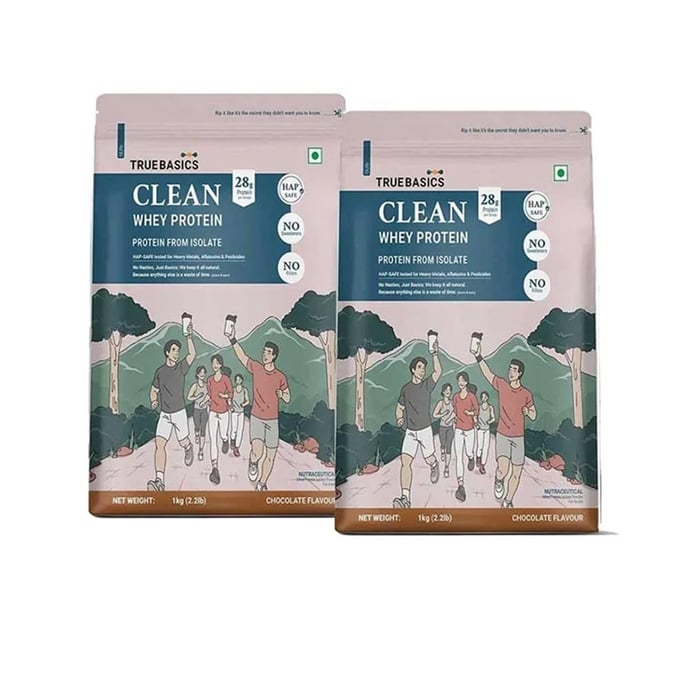 Clean Whey Protein Isolate 2kg Chocolate Pack