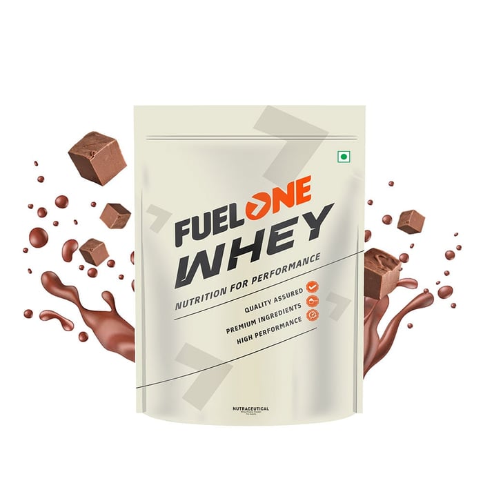 4 - Fuel One Whey Protein Powder, 2.2 lb Fudge Chocolate
