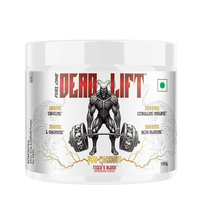 1 - Fuel One Dead-Lift Pre Workout, 0.22 lb Tiger's Blood