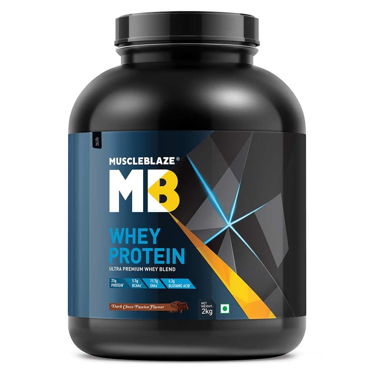 2 - MuscleBlaze Whey Protein,  4.4 lb  Dark Choco Passion 