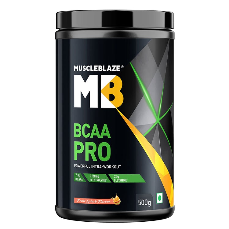 1 - MuscleBlaze BCAA Pro,  1.1 lb  33 Servings  Fruit Splash 