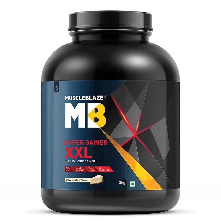 2 - MuscleBlaze Super Gainer XXL,  6.6 lb  Cheesecake 