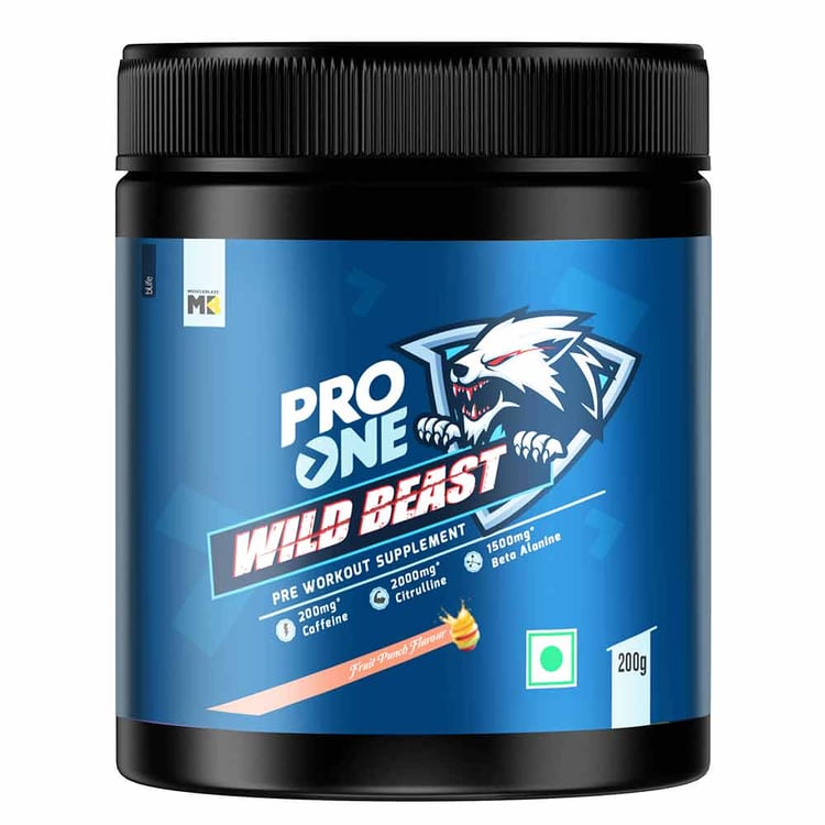 MB Pro One Wild Beast Pre Workout,  0.44 lb  Fruit Punch 