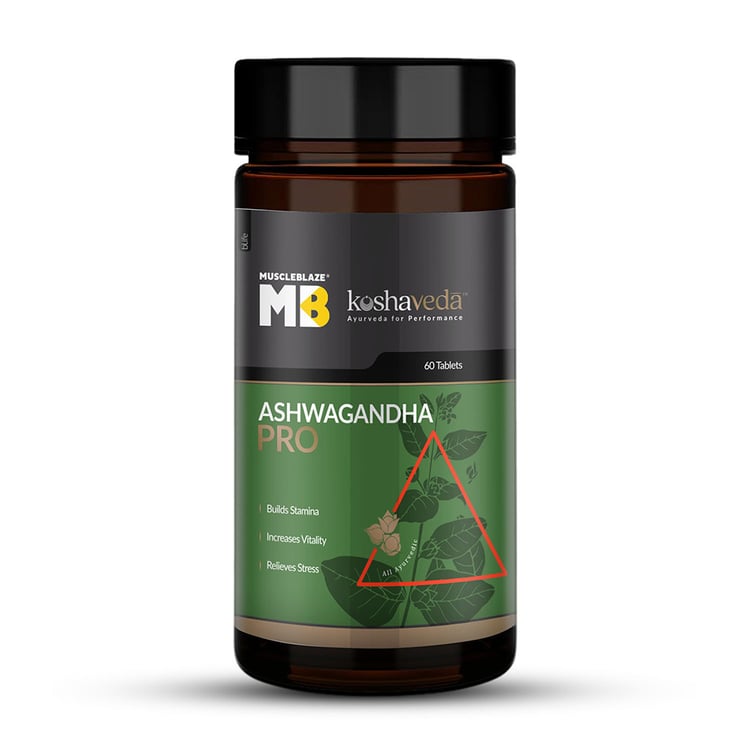 Koshaveda Ashwagandha Pro by MuscleBlaze, 60 tablet(s)