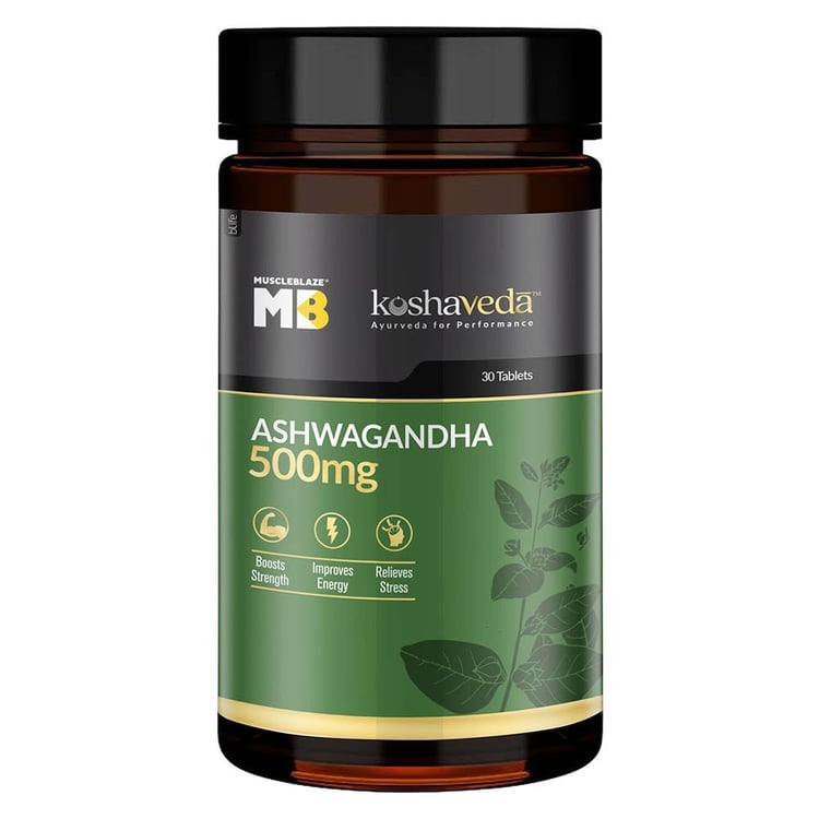 2 - MuscleBlaze Koshaveda - Ashwagandha 500mg,  30 tablet(s) 