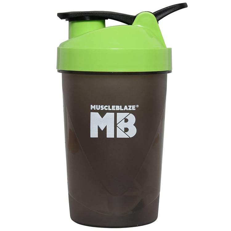 MuscleBlaze Fighter Shaker,  Green  400 ml 