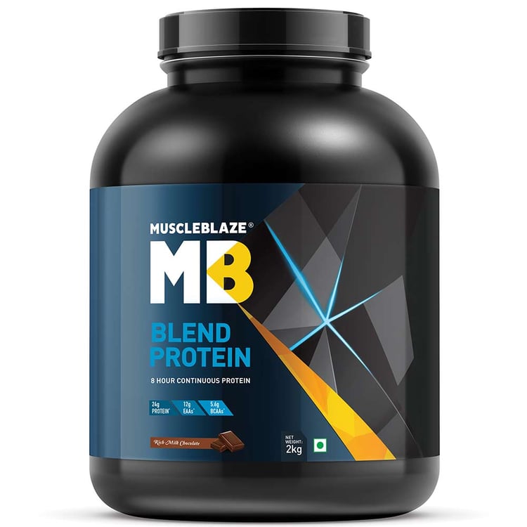 MuscleBlaze Blend Protein,  4.4 lb  Rich Milk Chocolate 