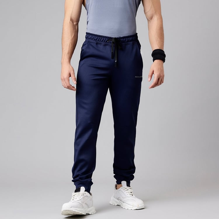 1 - MuscleBlaze Squat-Proof Jogger,  Navy Blue  Large 