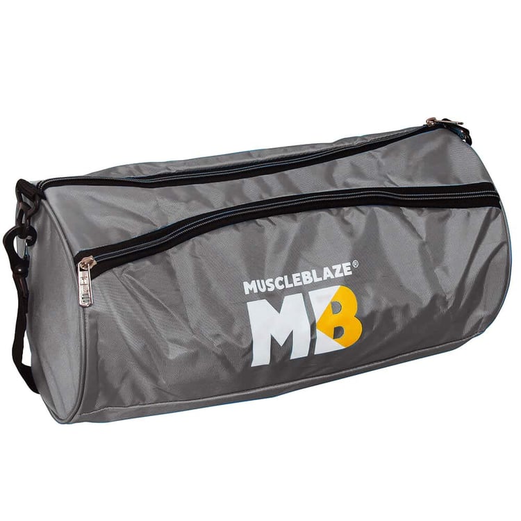 MuscleBlaze ZHM Gym Bag,  Grey 
