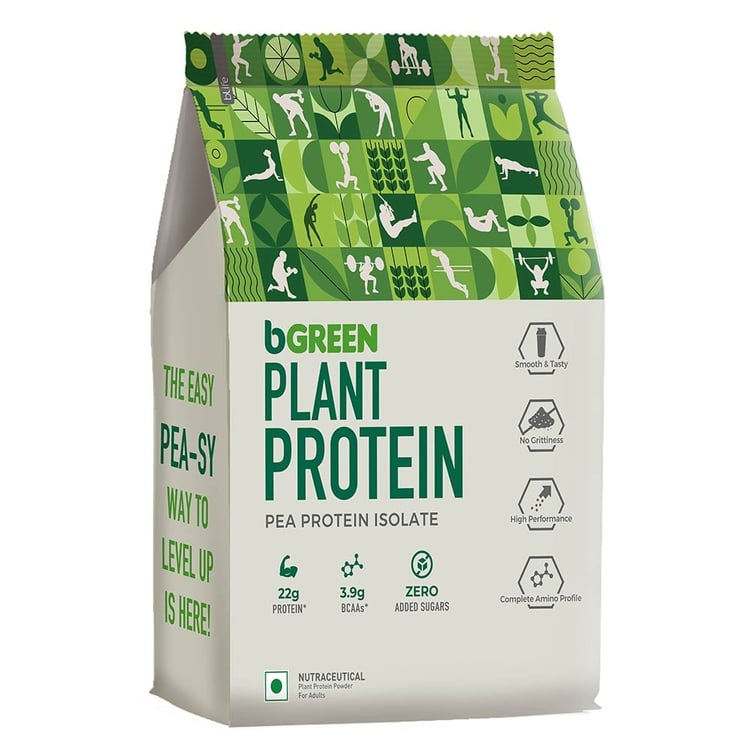 2 - bGREEN Plant Protein Pea Protein Isolate,  Chocolate  1.1 lb 