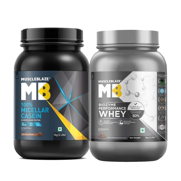 1 Kg Biozyme Performance Whey and Micellar Casein Combo