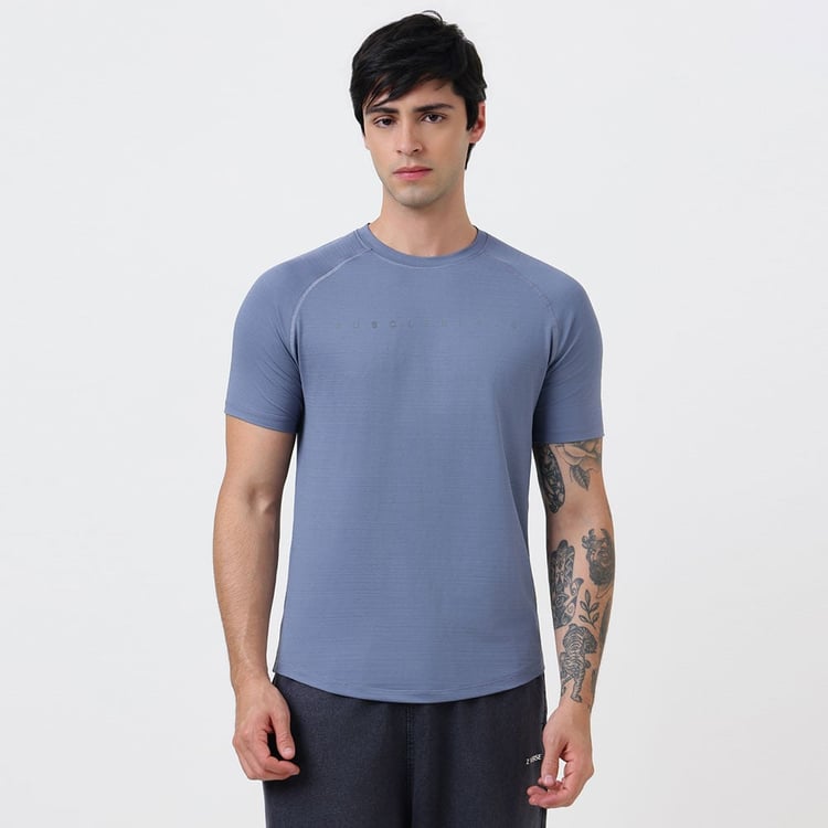 3 - MuscleBlaze Active Tee Half Sleeve,  Small  Nardo Grey 