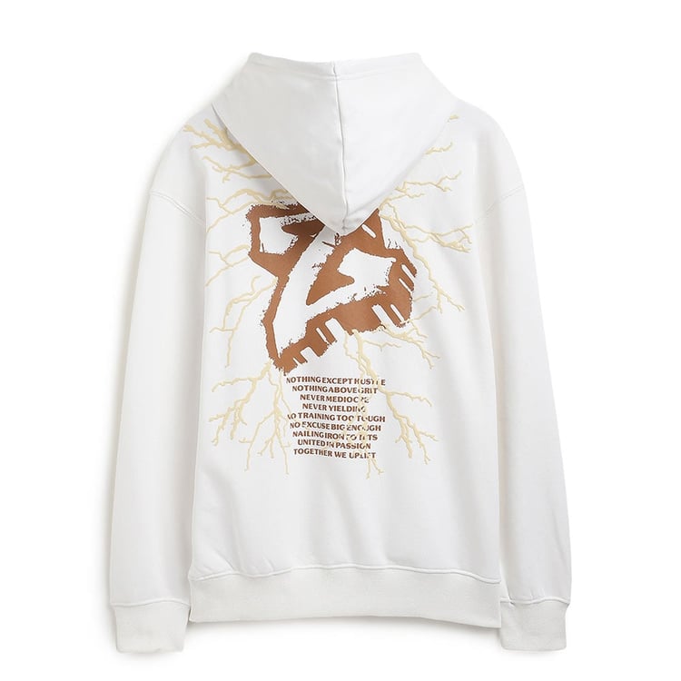 3 - MuscleBlaze Z Verse Oversized Solid Hoodie, X-Small White