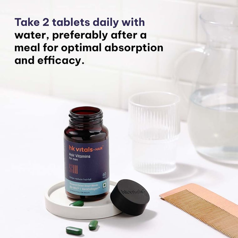 6 - HK Vitals Hair Multivitamin,  60 capsules  Unflavoured