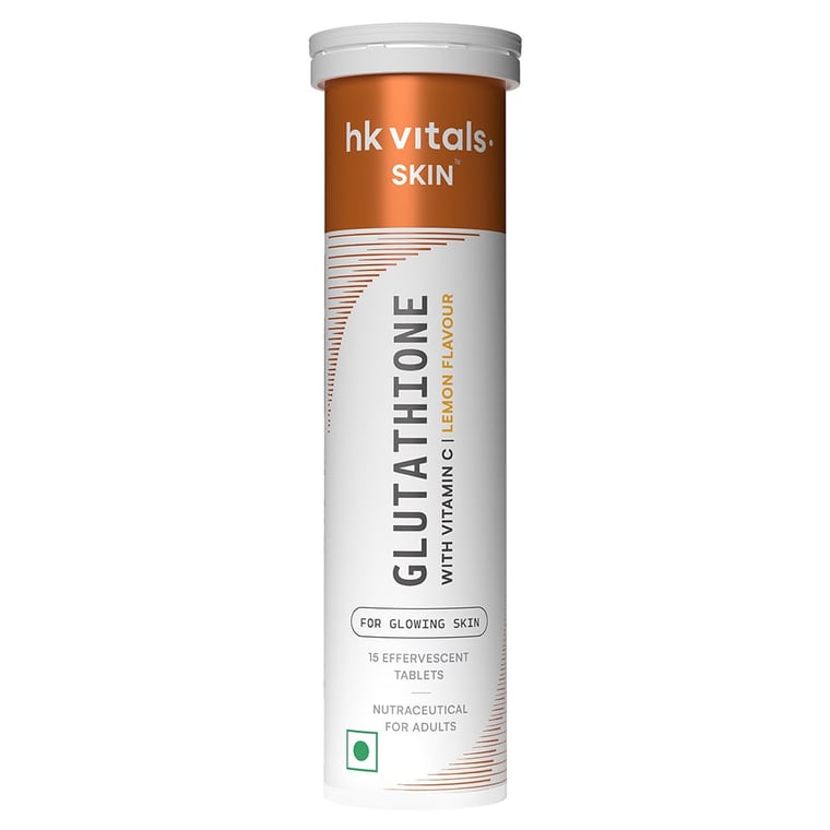 12 - HK Vitals Glutathione Effervescent with Vitamin C,  Lemon  15 tablet(s)