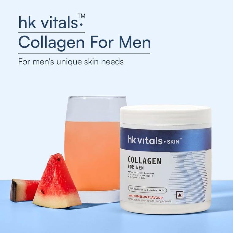 1 - HK Vitals Collagen for Men,  Marine Collagen  200 g  Watermelon